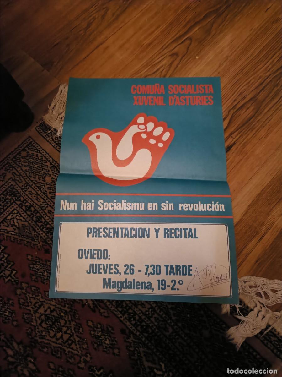 Otros art&iacute;culos de coleccionismo en papel: PROPAGANDA POL&Iacute;TICA ELECTORAL PSP PARTIDO SOCIALISTA POPULAR CARTEL OVIEDO