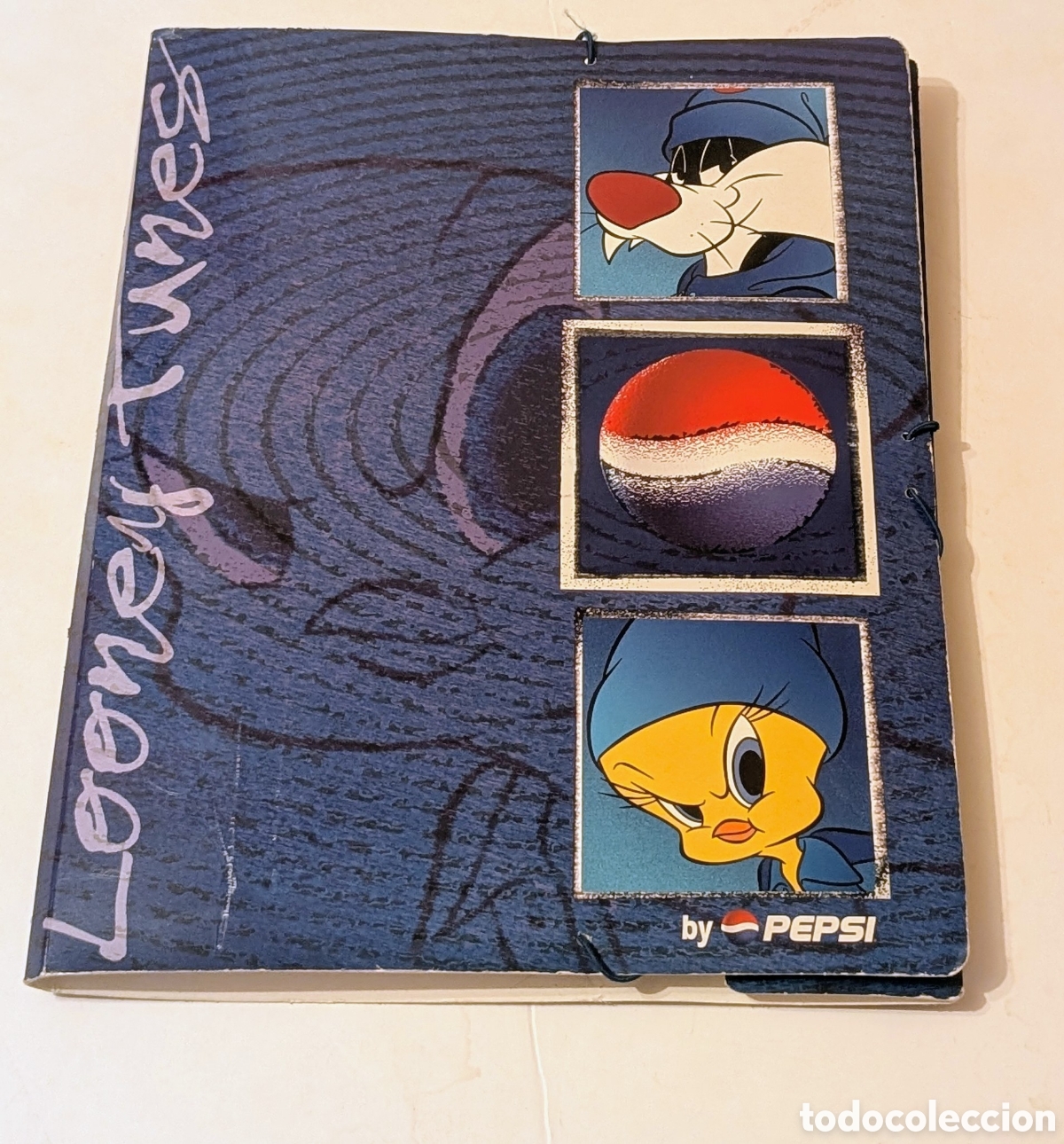 Otros art&iacute;culos de coleccionismo en papel: Carpeta vintage Looney Tunes. Pepsi. Warner Bros