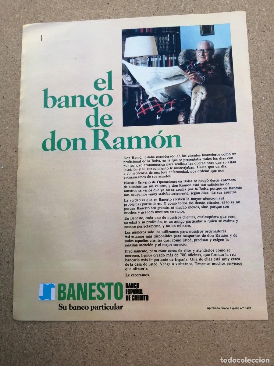 Otros art&iacute;culos de coleccionismo en papel: ANUNCIO. BANESTO.....