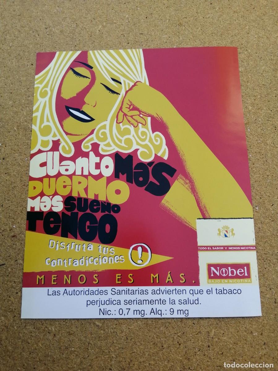 Otros art&iacute;culos de coleccionismo en papel: ANUNCIO. CIGARRILLOS NOBEL