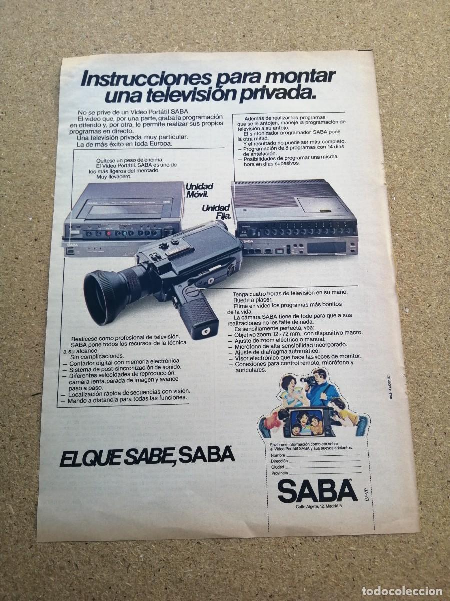 Otros art&iacute;culos de coleccionismo en papel: ANUNCIO. EL QUE SABE, SABA