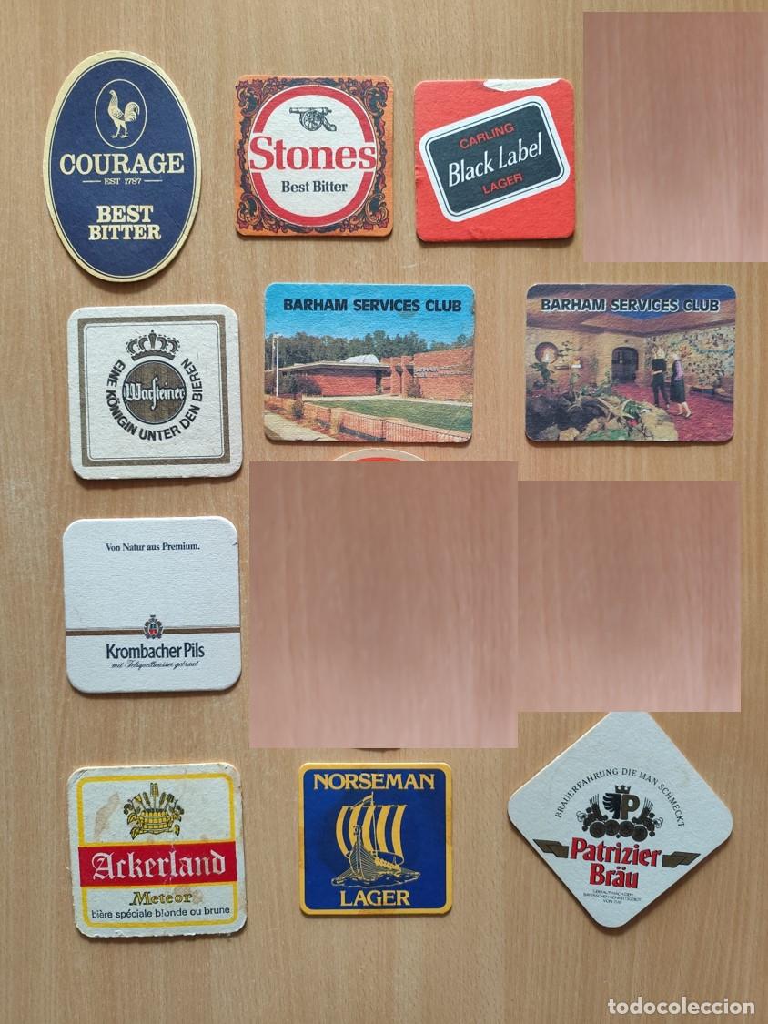 Altri oggetti di carta: Lote 8 de posavasos de cart&oacute;n (tem&aacute;tica cerveza)