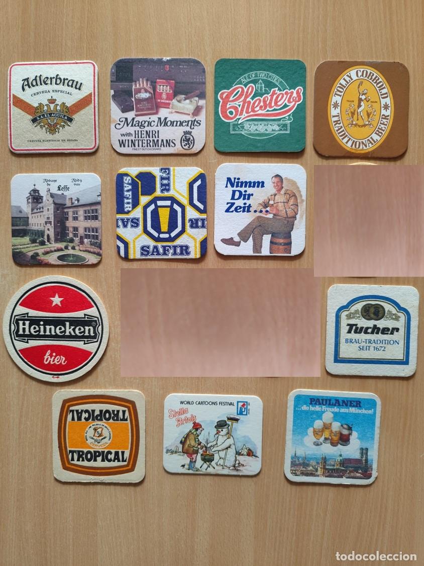 Altri oggetti di carta: Lote 9 posavasos de cart&oacute;n (tem&aacute;rica cerveza)