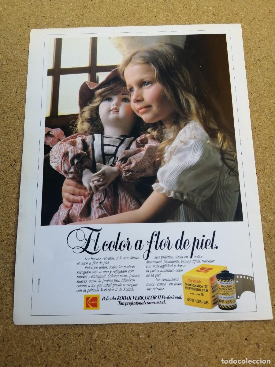 Otros art&iacute;culos de coleccionismo en papel: ANUNCIO. PELICULA KODAK, EL COLOR A FLOR DE PIEL