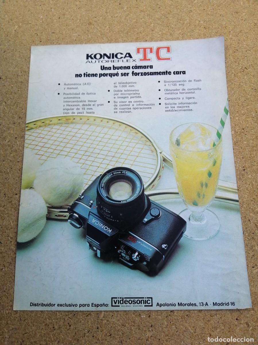 Otros art&iacute;culos de coleccionismo en papel: ANUNCIO. CAMARA FOTOGRAFICA KONIKA
