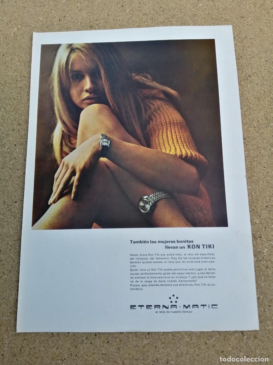 Otros art&iacute;culos de coleccionismo en papel: ANUNCIO. RELOJES ETERNA MATIC