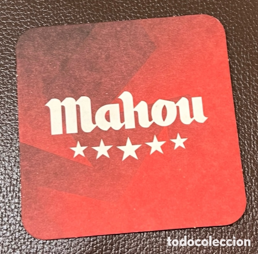 Otros art&iacute;culos de coleccionismo en papel: Posavasos. Cerveza MAHOU 5 estrellas.