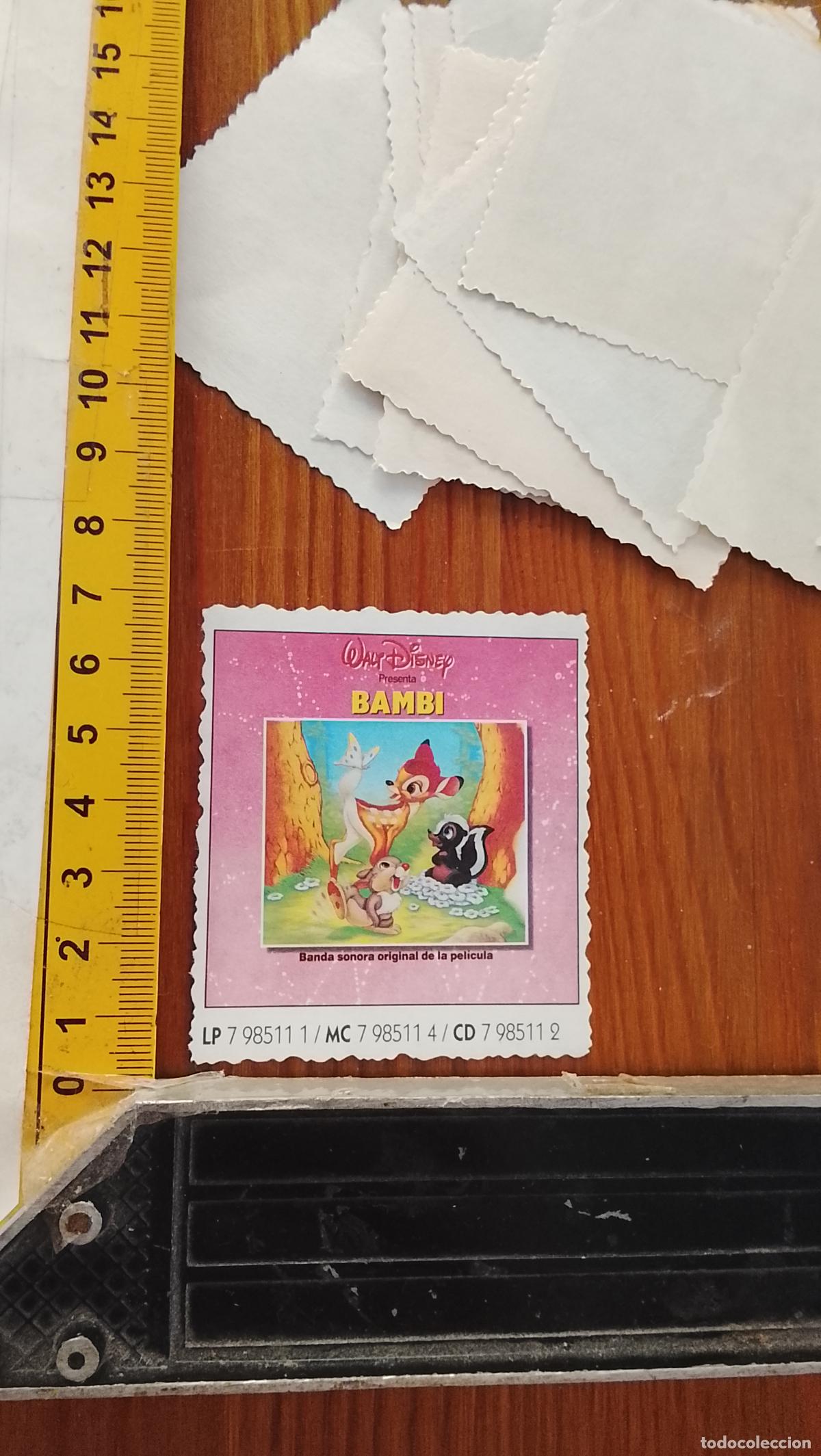 Otros art&iacute;culos de coleccionismo en papel: CROMO VALE PUBLICITARIO TROQUELADO WALT DISNEY - BAMBI