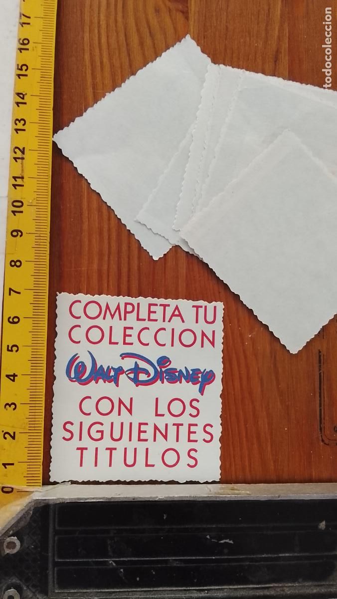 Otros art&iacute;culos de coleccionismo en papel: CROMO VALE PUBLICITARIO TROQUELADO WALT DISNEY - COMPLETA TU COLECCION