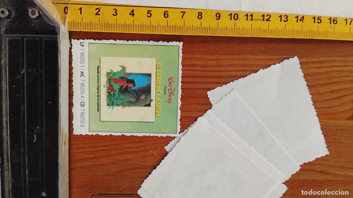 Otros art&iacute;culos de coleccionismo en papel: CROMO VALE PUBLICITARIO TROQUELADO WALT DISNEY - EL LIBRO DE LA SELVA