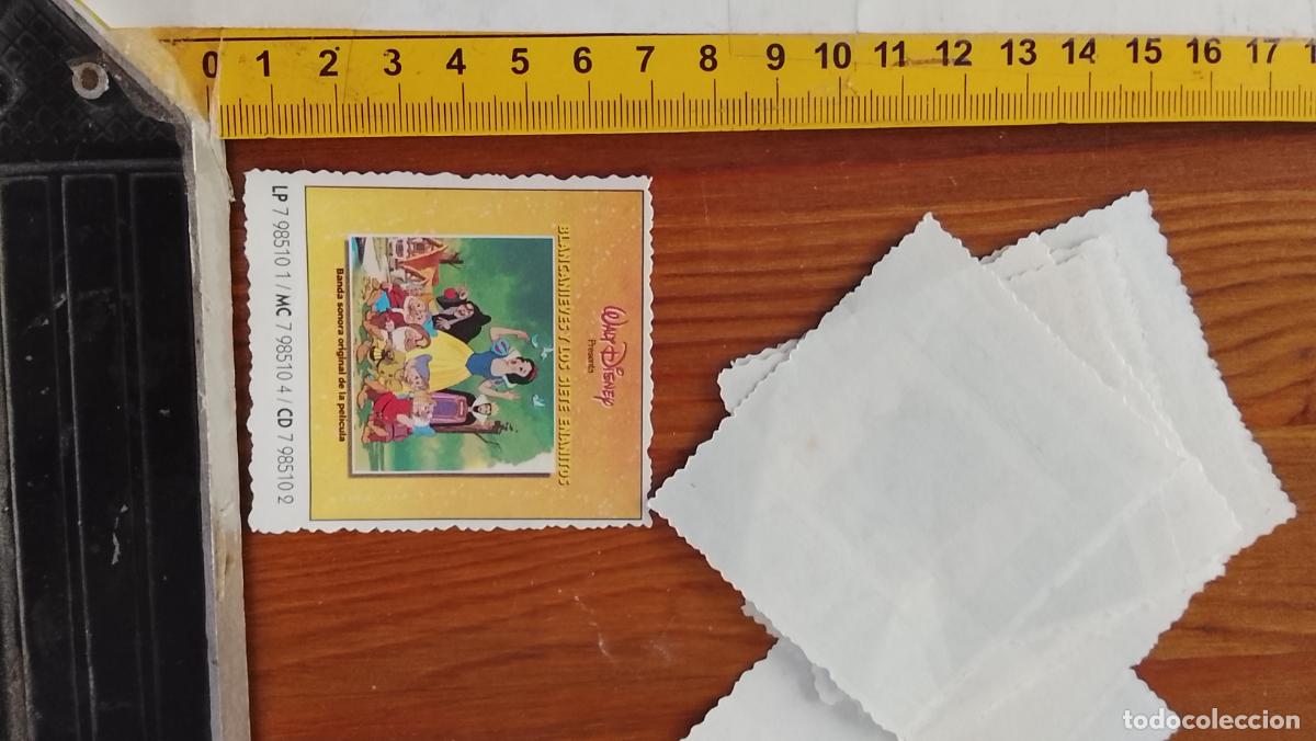 Otros art&iacute;culos de coleccionismo en papel: CROMO VALE PUBLICITARIO TROQUELADO WALT DISNEY - BLANCANIEVES Y LOS SIETE ENANITOS