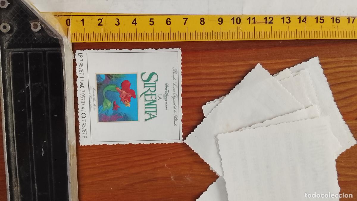 Otros art&iacute;culos de coleccionismo en papel: CROMO VALE PUBLICITARIO TROQUELADO WALT DISNEY - LA SIRENITA