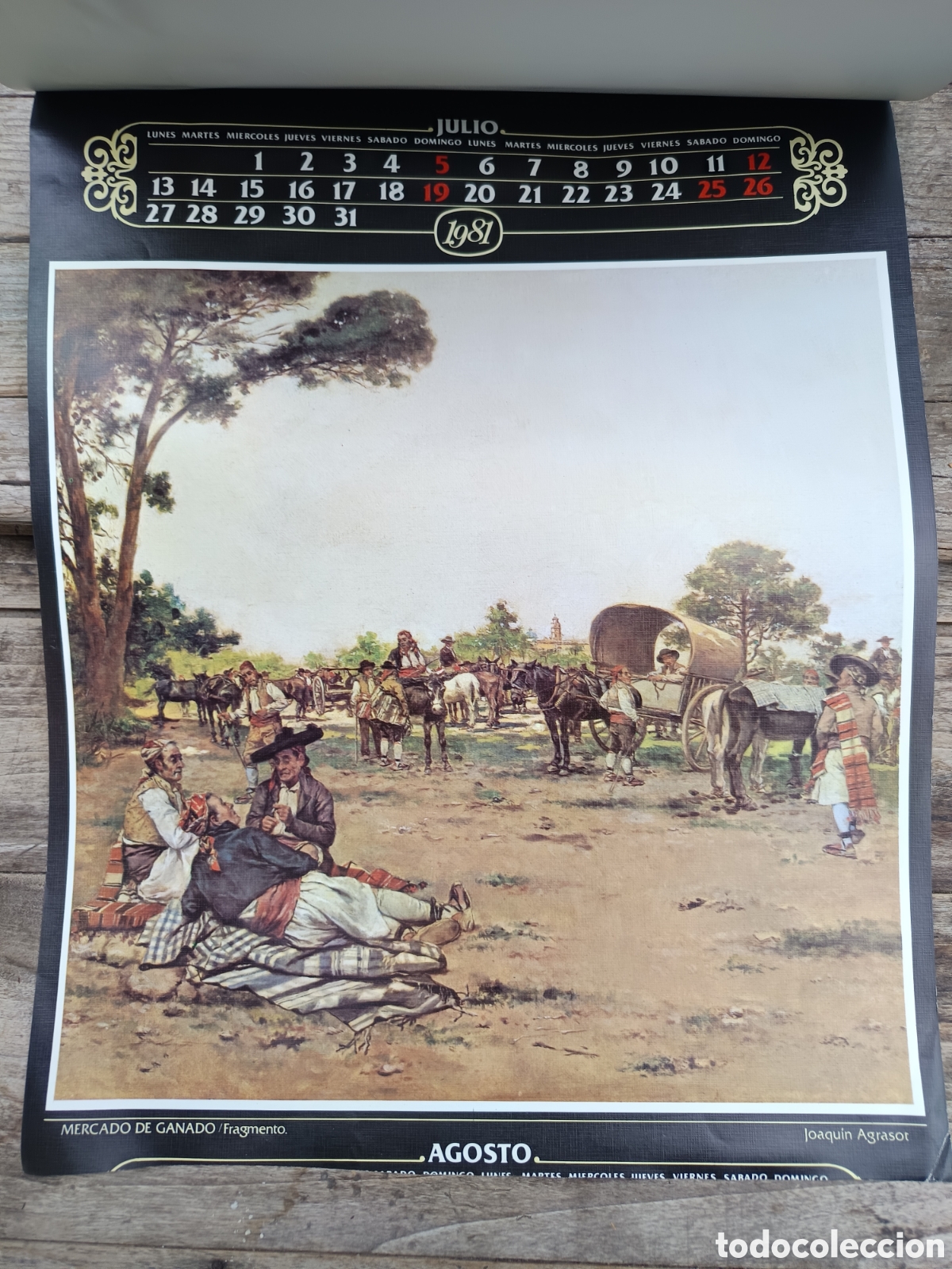 Otros art&iacute;culos de coleccionismo en papel: Calendario pared 1981 - Foto 3