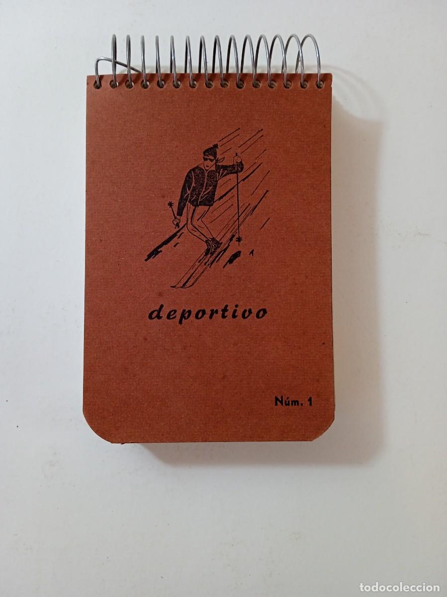 Otros art&iacute;culos de coleccionismo en papel: LIBRETA A&Ntilde;OS 80 &rdquo;DEPORTIVO&rdquo; TAMA&Ntilde;O 10,5X7cm