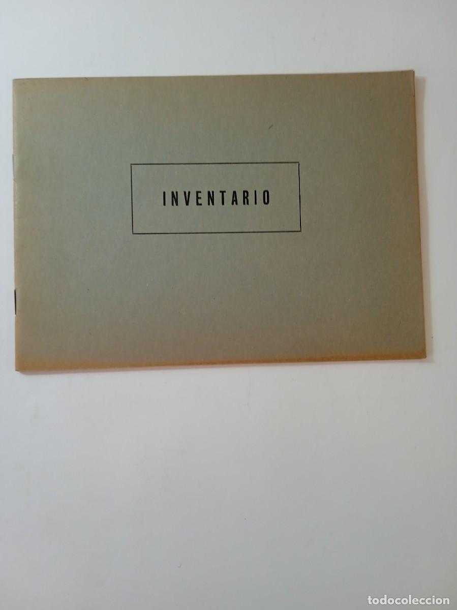 Otros art&iacute;culos de coleccionismo en papel: LIBRETA INVENTARIO TAMA&Ntilde;O 21,5X15,5cm