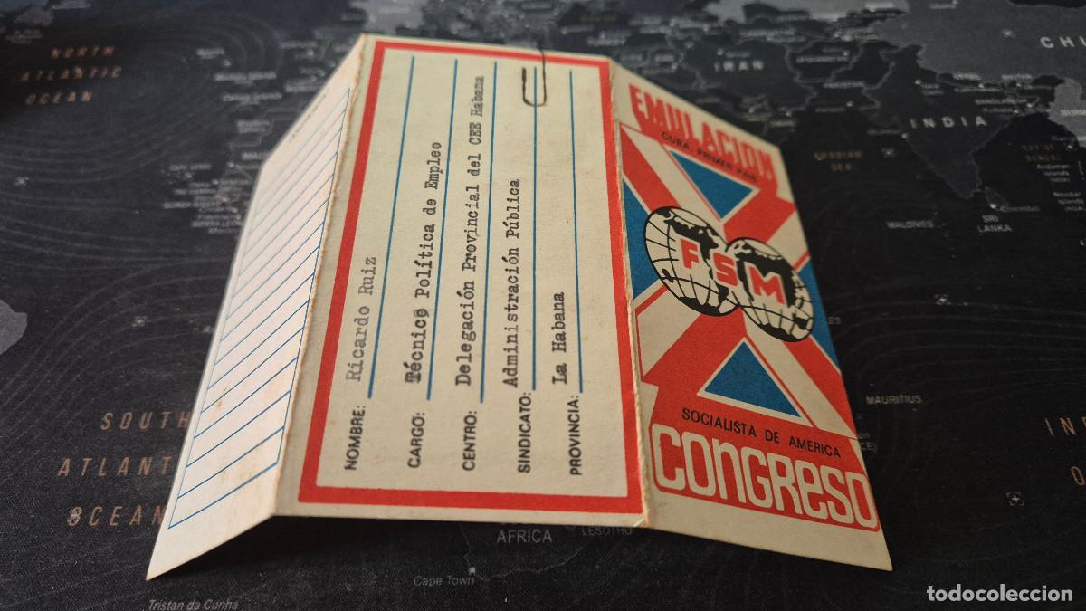 Otros art&iacute;culos de coleccionismo en papel: CUBA carne emulacion FSM