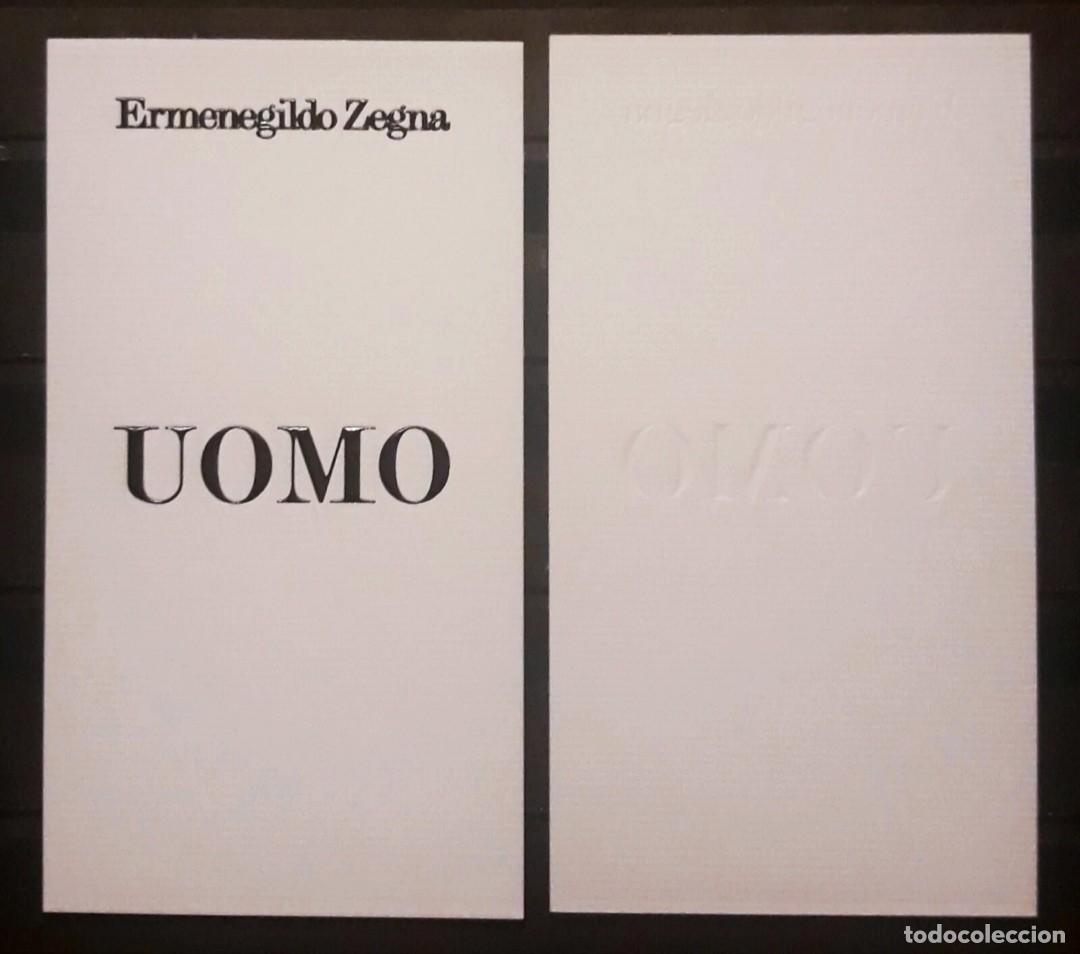 Otros art&iacute;culos de coleccionismo en papel: CARTA - TARJETA PERFUME UOMO. TOTALMENTE NUEVA.