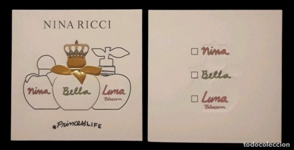 Otros art&iacute;culos de coleccionismo en papel: CARTA - TARJETA PERFUME NINA RICE PRINCESS LIFE. TOTALMENTE NUEVA.
