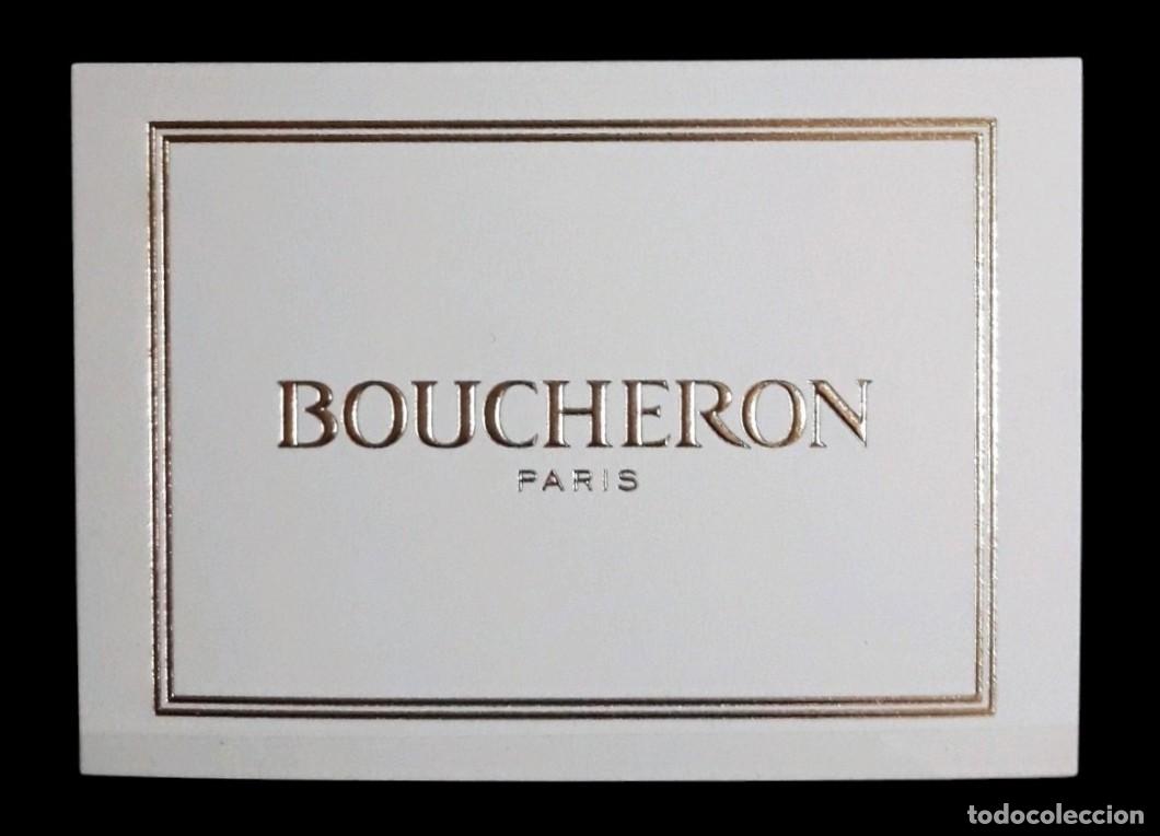 Otros art&iacute;culos de coleccionismo en papel: CARTA - TARJETA PERFUME BOUCHERON PARIS. TOTALMENTE NUEVA.