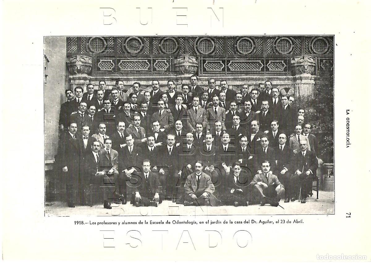 Otros art&iacute;culos de coleccionismo en papel: ESCUELA DE ODONTOLOGIA EN CASA DEL DR AGUILAR 24X17 M57