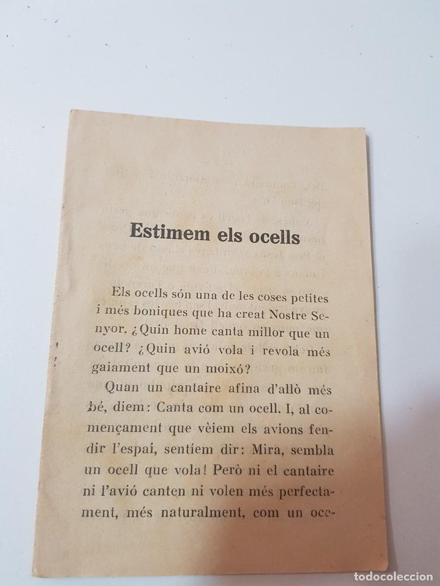 Otros art&iacute;culos de coleccionismo en papel: Biblioteca L'Eixerit Estimem els ocells