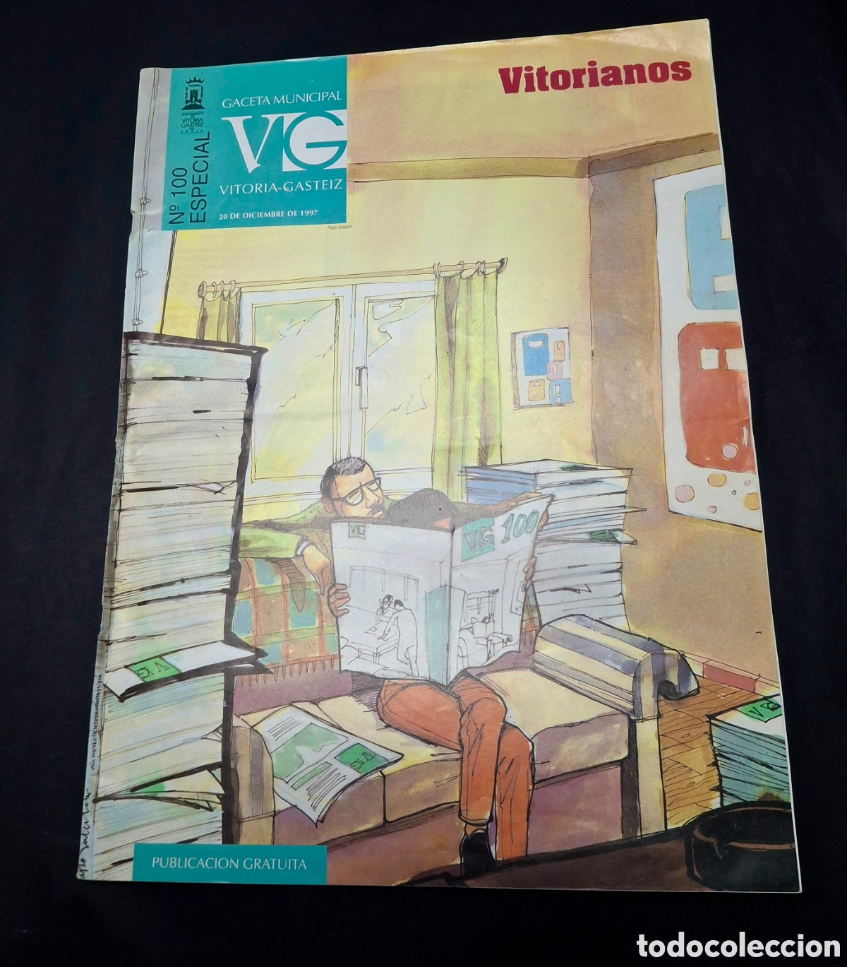 Otros art&iacute;culos de coleccionismo en papel: GACETA MUNICIPAL VITORIA-GASTEIZ N&deg; 100, 1997