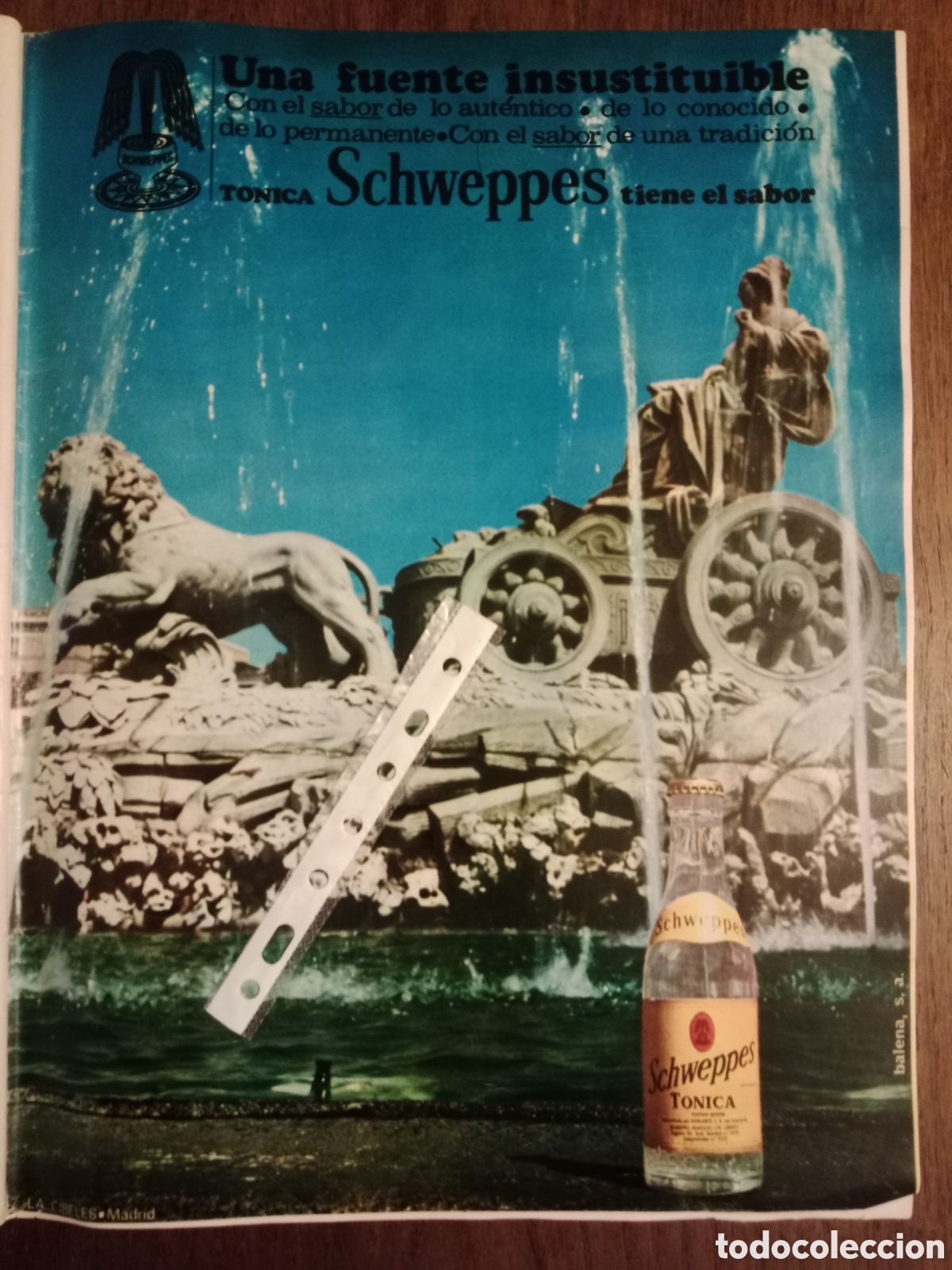 Otros art&iacute;culos de coleccionismo en papel: Publicidad bebida tonica schweppes de 1967