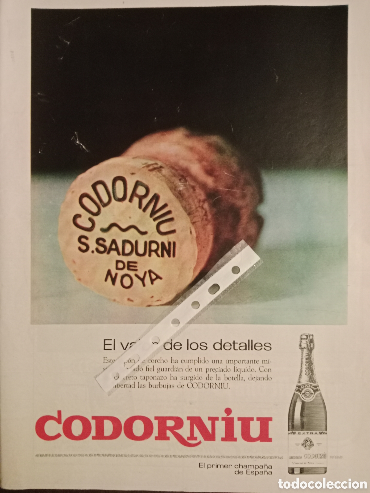 Otros art&iacute;culos de coleccionismo en papel: Publicidad bebida cava codoniu de 1966