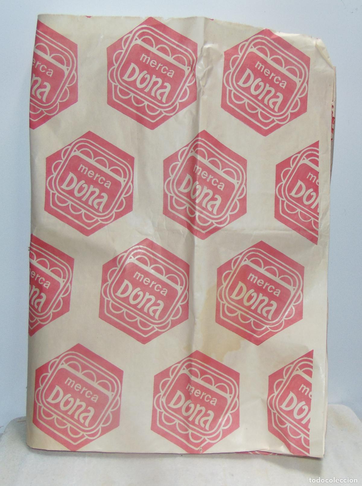 Otros art&iacute;culos de coleccionismo en papel: ANTIGUO PAPEL MERCADONA CON DEFECTOS, APROX. 80x50CM