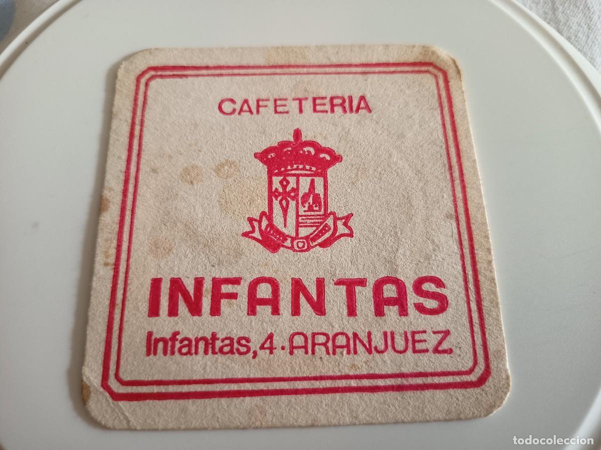 Otros art&iacute;culos de coleccionismo en papel: POSAVASOS CAFETERIA INFANTAS-ARANJUEZ-MADRID