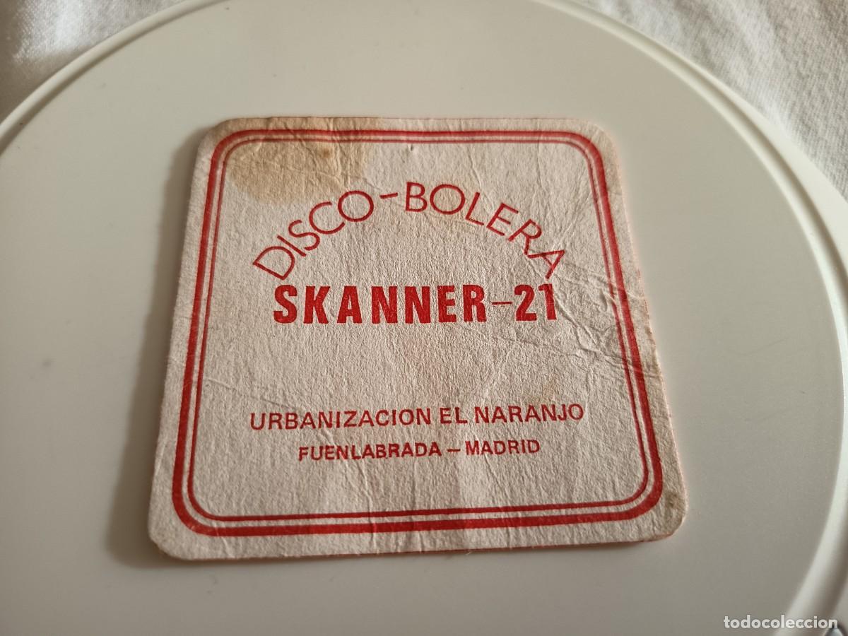 Otros art&iacute;culos de coleccionismo en papel: POSAVASOS DISCO BOLERA SKANNER 21-FUENLABRADA-MADRID