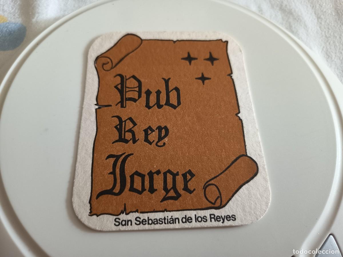 Altri oggetti di carta: POSAVASOS PUB REY JORGE-SAN SEBASTIAN DE LOS REYES-MADRID