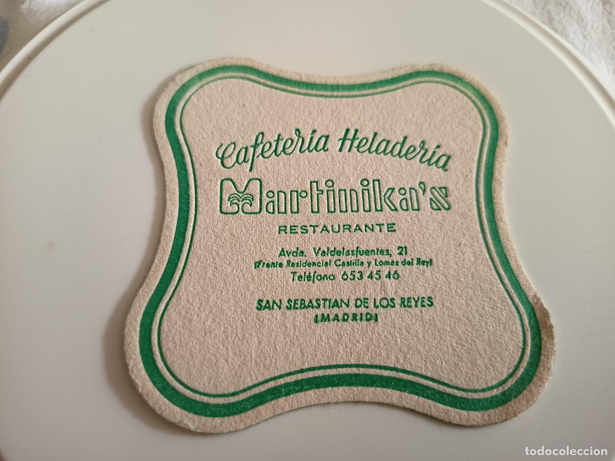 Altri oggetti di carta: POSAVASOS CAFETERIA MARTINIKA'S-SAN SEBASTIAN DE LOS REYES-MADRID