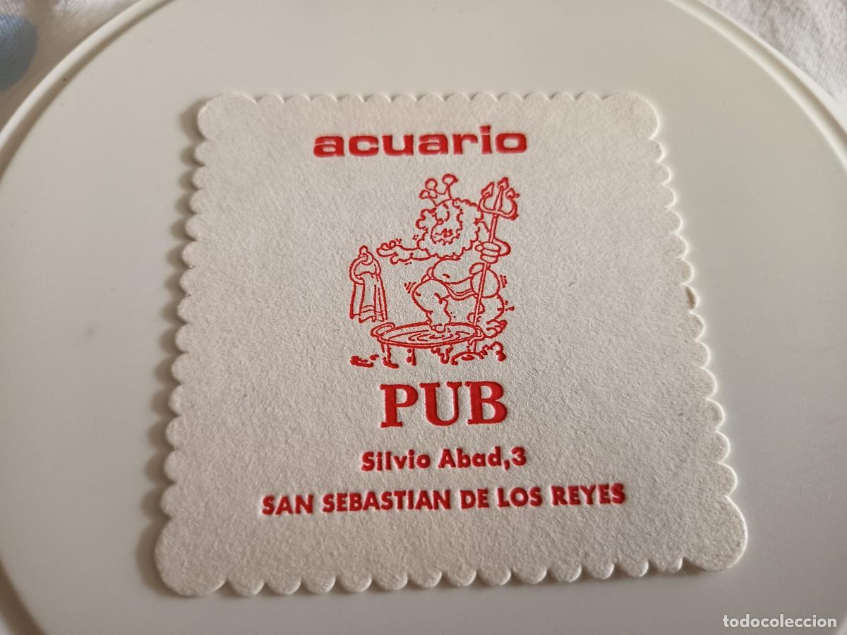 Collectionnisme Papier divers: POSAVASOS PUB ACUARIO-SAN SEBASTIAN DE LOS REYES-MADRID