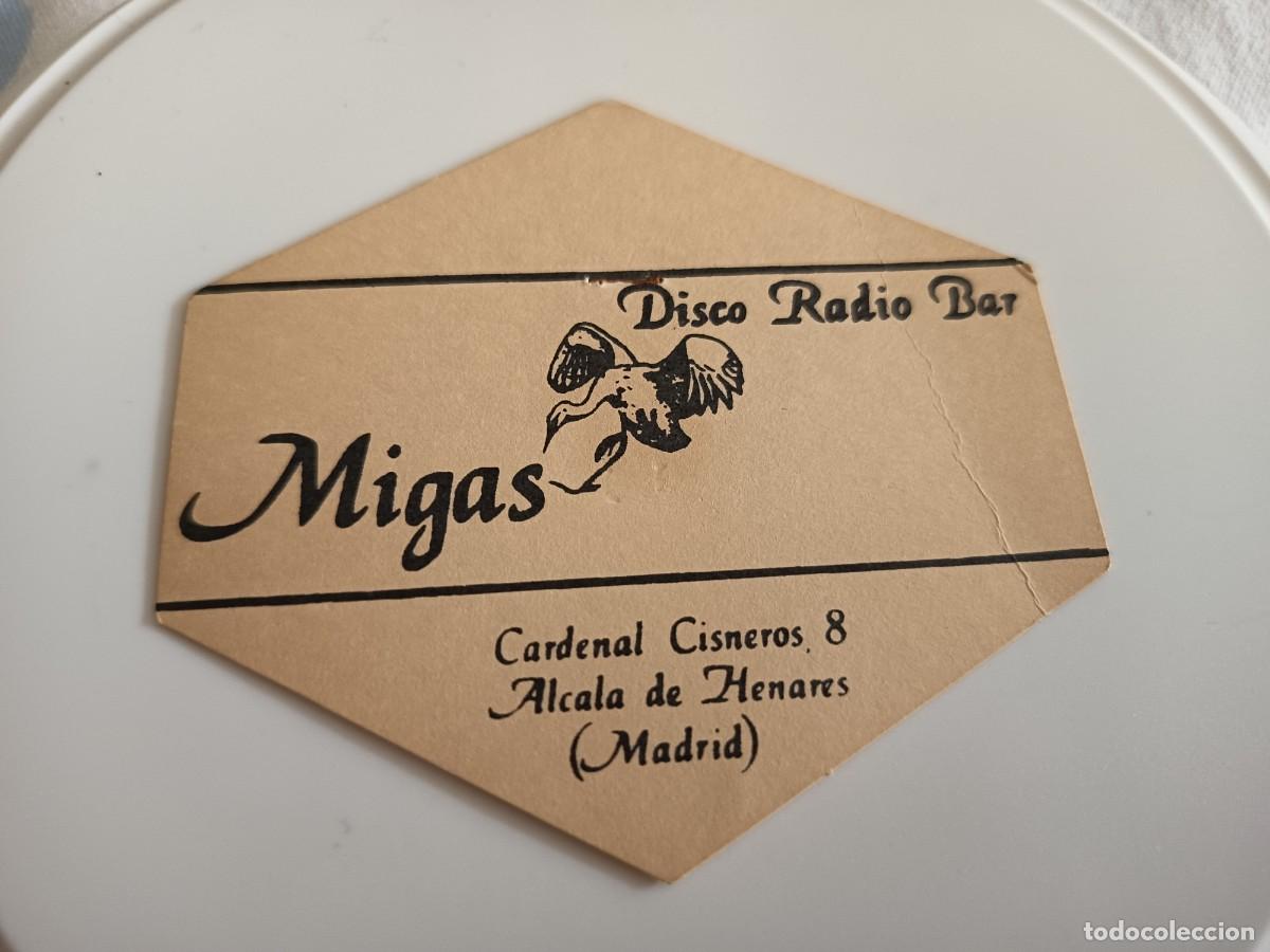 Otros art&iacute;culos de coleccionismo en papel: POSAVASOS DISCO RADIO BAR MIGAS-ALCALA DE HENARES-MADRID