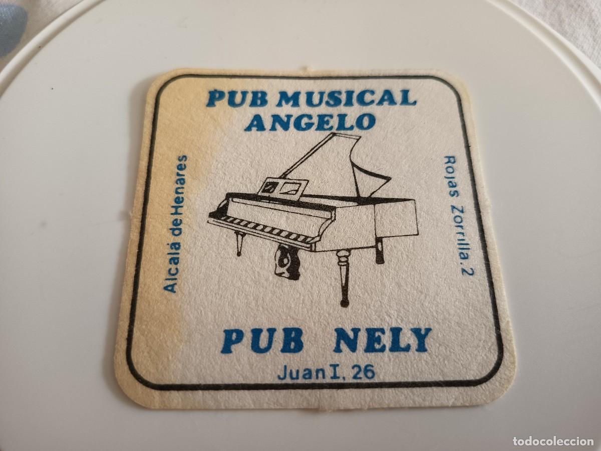 Otros art&iacute;culos de coleccionismo en papel: POSAVASOS PUB MUSICAL ANGELO PUB NELY-ALCALA DE HENARES-MADRID