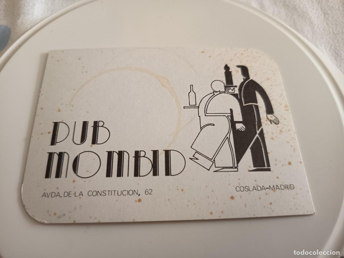 Otros art&iacute;culos de coleccionismo en papel: POSAVASOS PUB MOMBID-COSLADA-MADRID