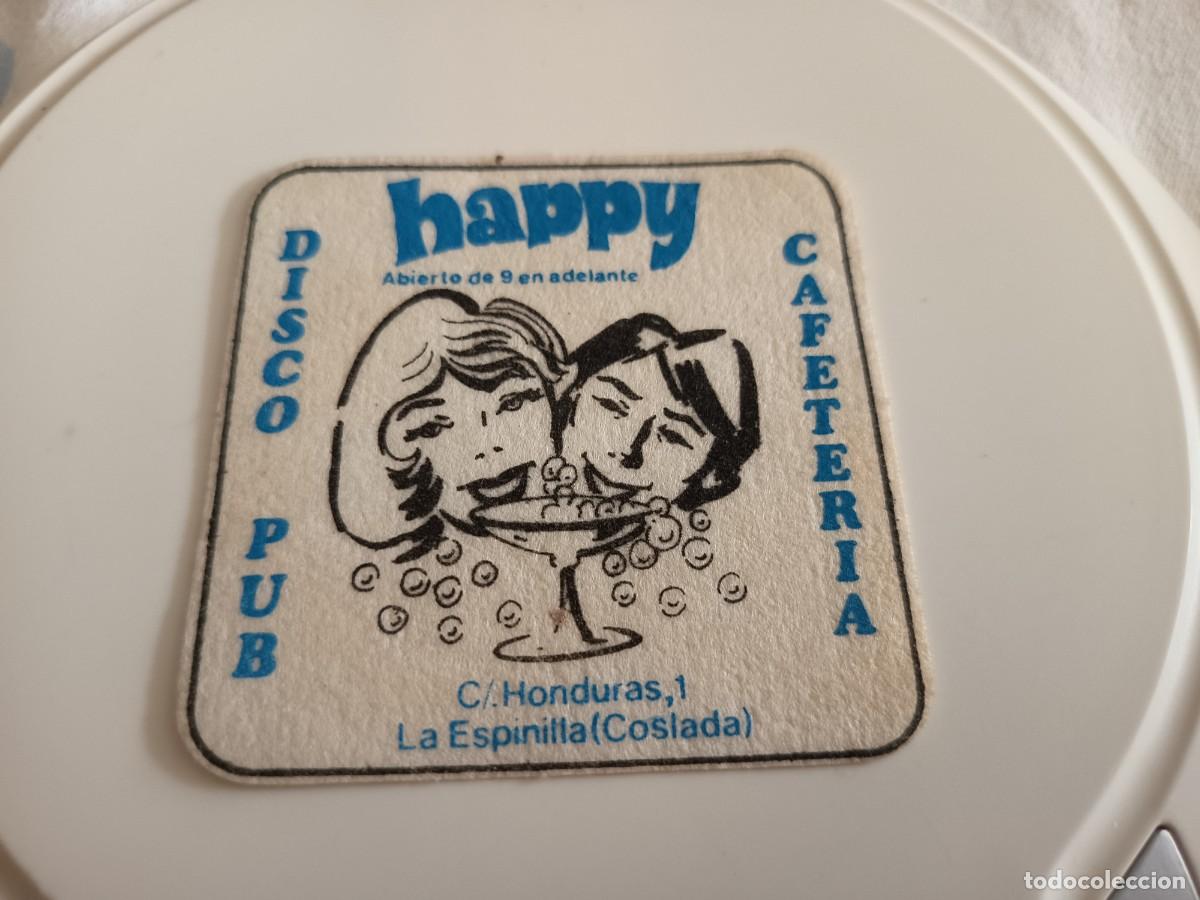 Collectionnisme Papier divers: POSAVASOS DISCO PUB HAPPY-COSLADA-MADRID