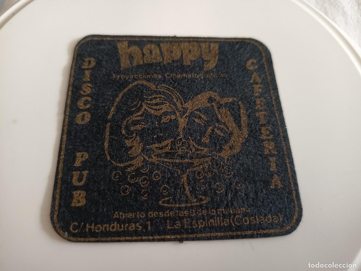 Collectionnisme Papier divers: POSAVASOS DISCO PUB HAPPY-COSLADA-MADRID