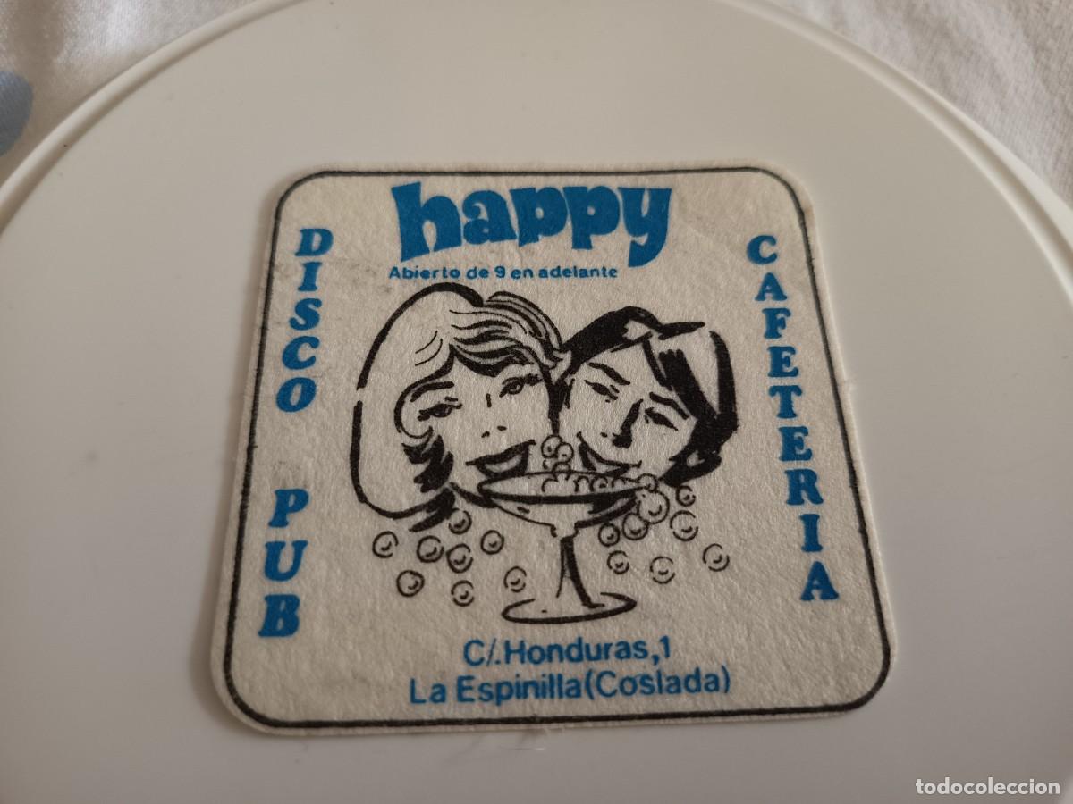 Collectionnisme Papier divers: POSAVASOS DISCO PUB HAPPY-COSLADA-MADRID