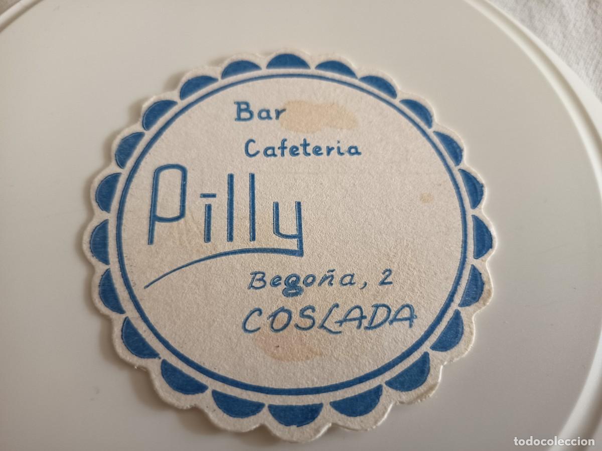 Otros art&iacute;culos de coleccionismo en papel: POSAVASOS BAR CAFETERIA PILLY-COSLADA-MADRID