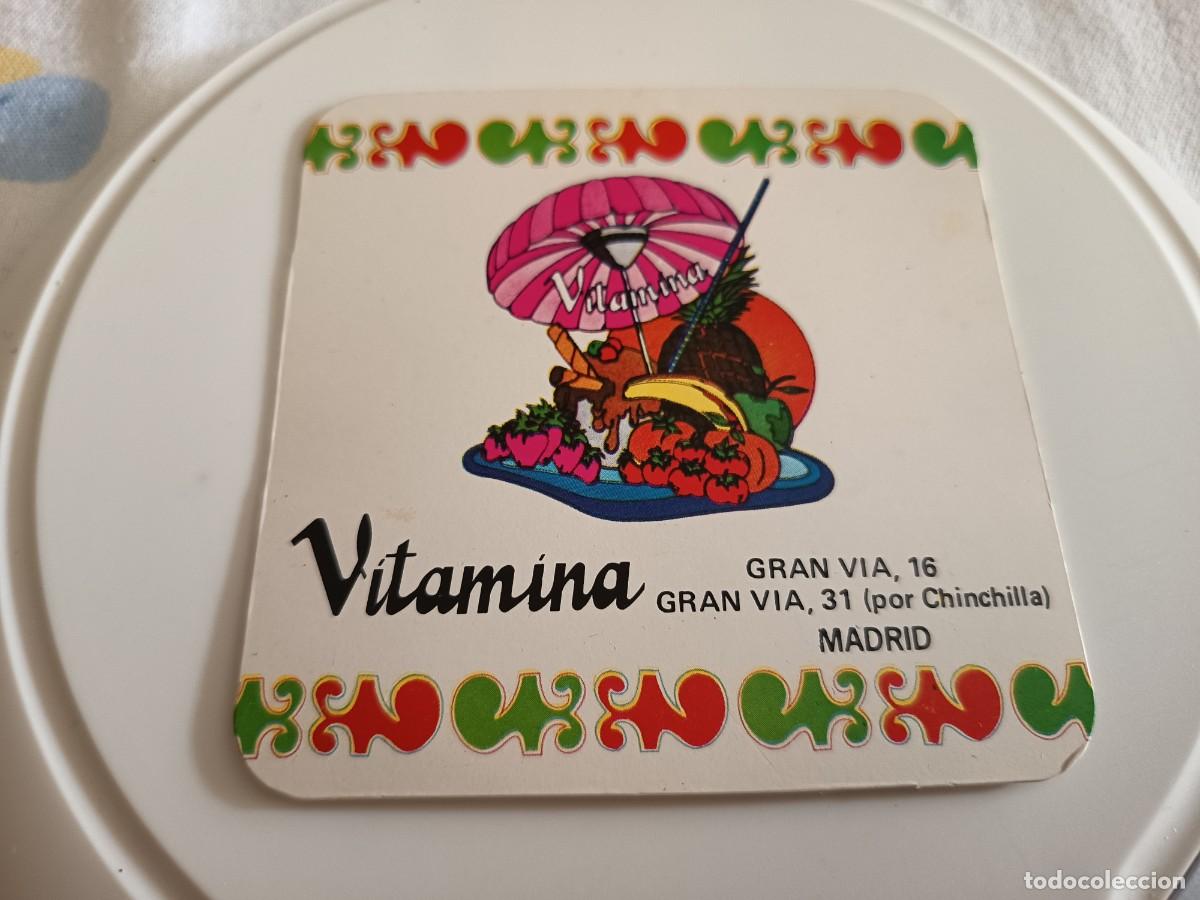 Otros art&iacute;culos de coleccionismo en papel: POSAVASOS PUB VITAMINA-MADRID