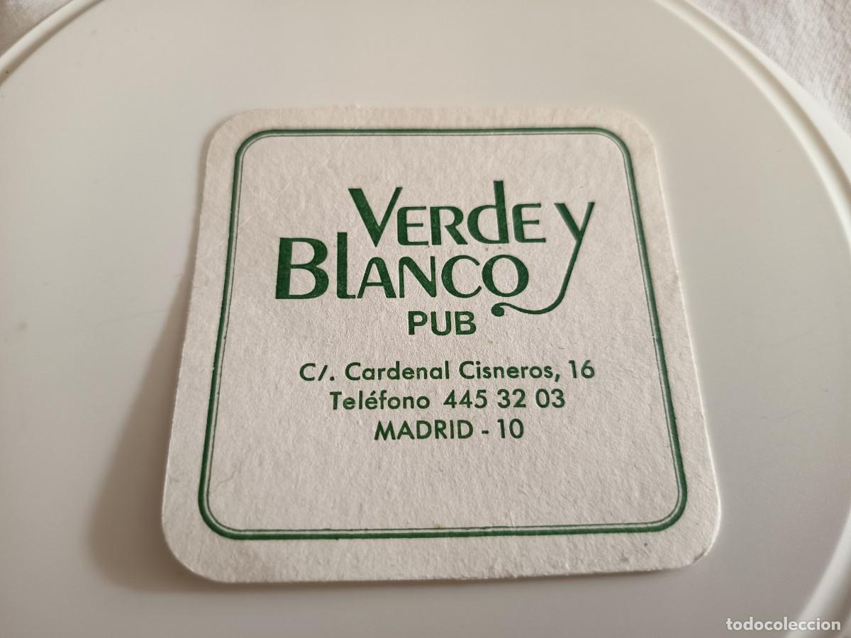 Otros art&iacute;culos de coleccionismo en papel: POSAVASOS PUB VERDE Y BLANCO-MADRID