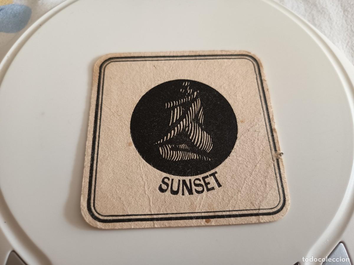 Altri oggetti di carta: POSAVASOS DISCOTECA SUNSET-MADRID