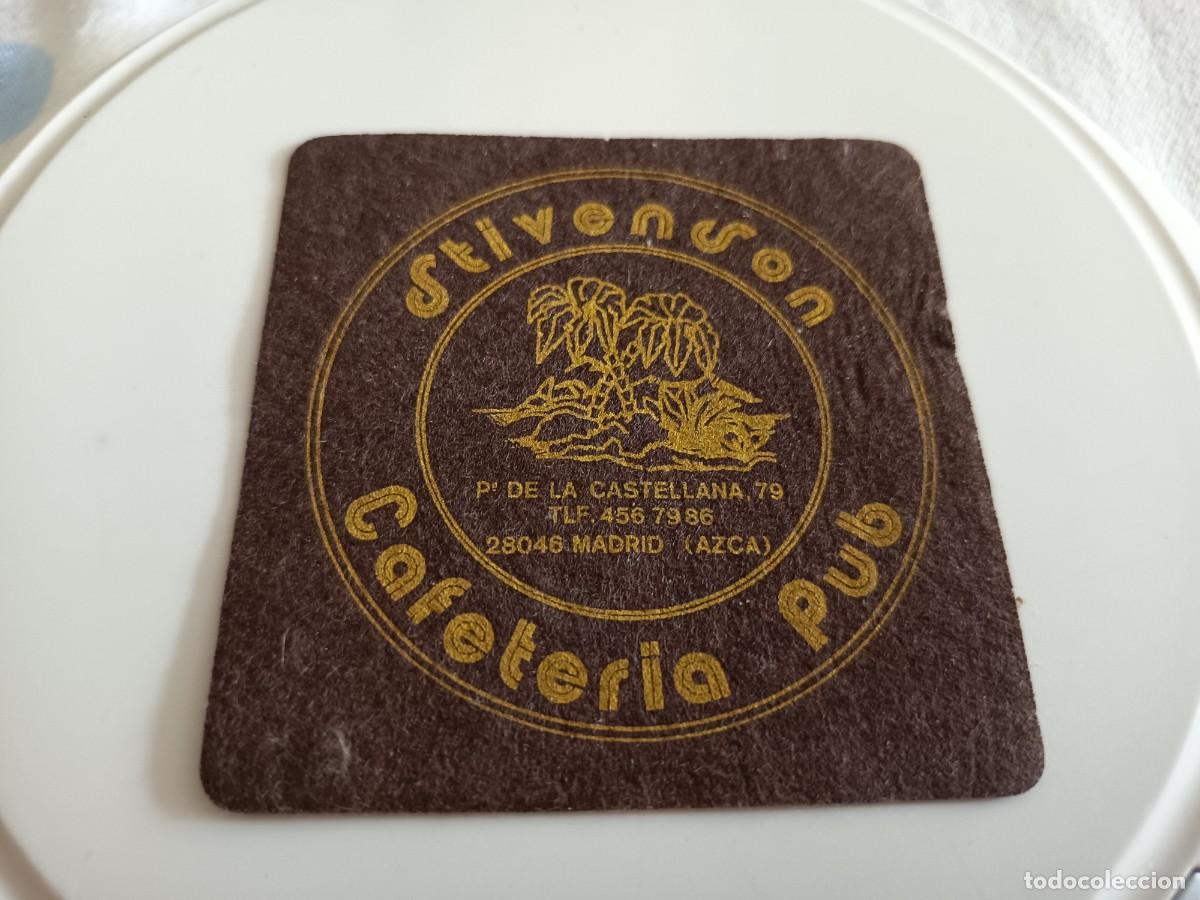 Otros art&iacute;culos de coleccionismo en papel: POSAVASOS PUB STIVENSON-MADRID - Foto 1