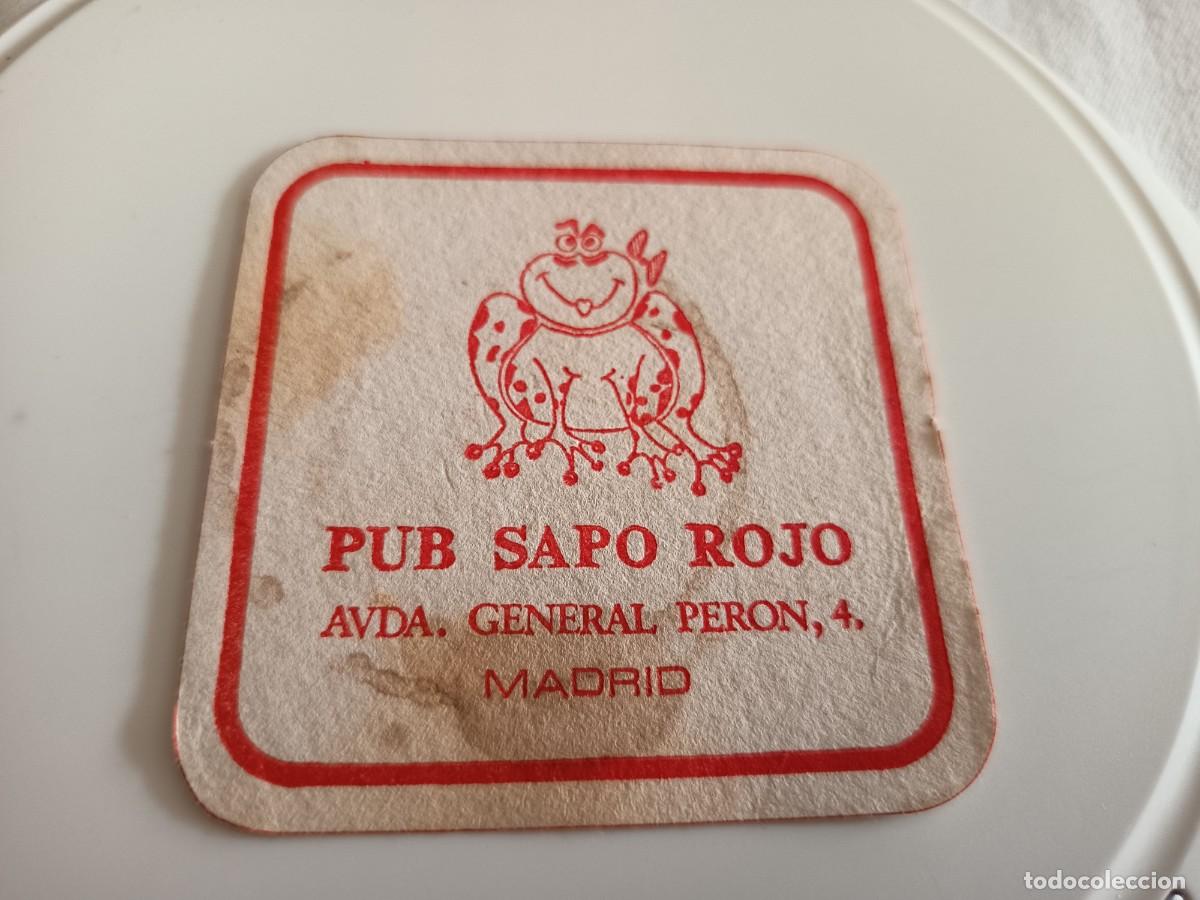 Sammelleidenschaft Andere Papierartikel: POSAVASOS PUB SAPO ROJO-MADRID