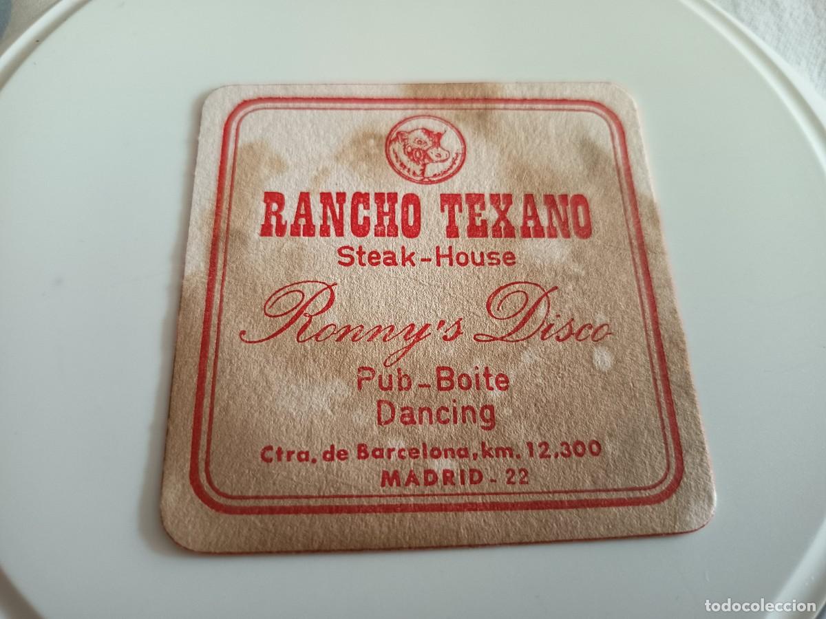 Otros art&iacute;culos de coleccionismo en papel: POSAVASOS DISCO RONNY'S-MADRID
