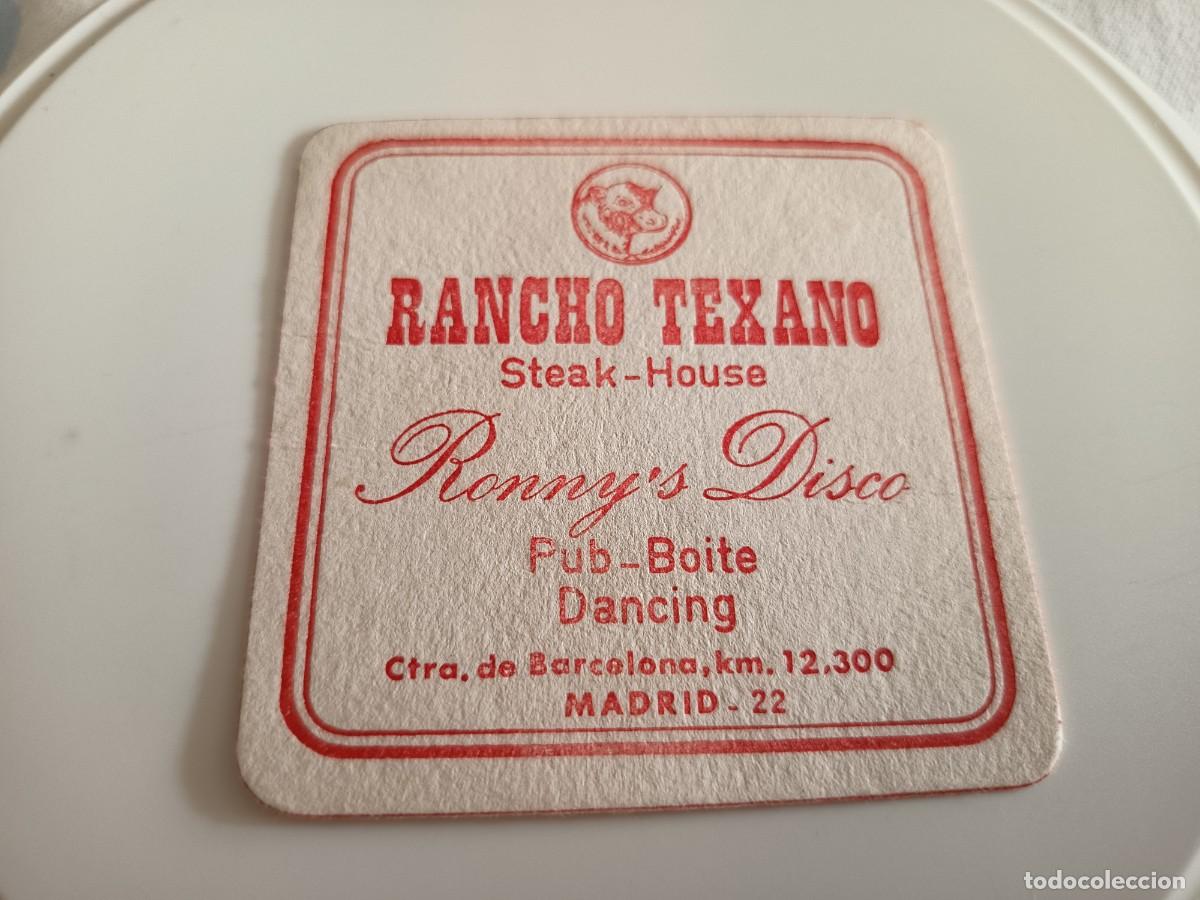Otros art&iacute;culos de coleccionismo en papel: POSAVASOS DISCO RONNY'S-MADRID