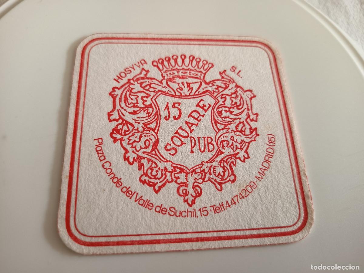 Otros art&iacute;culos de coleccionismo en papel: POSAVASOS PUB SQUARE-MADRID - Foto 1