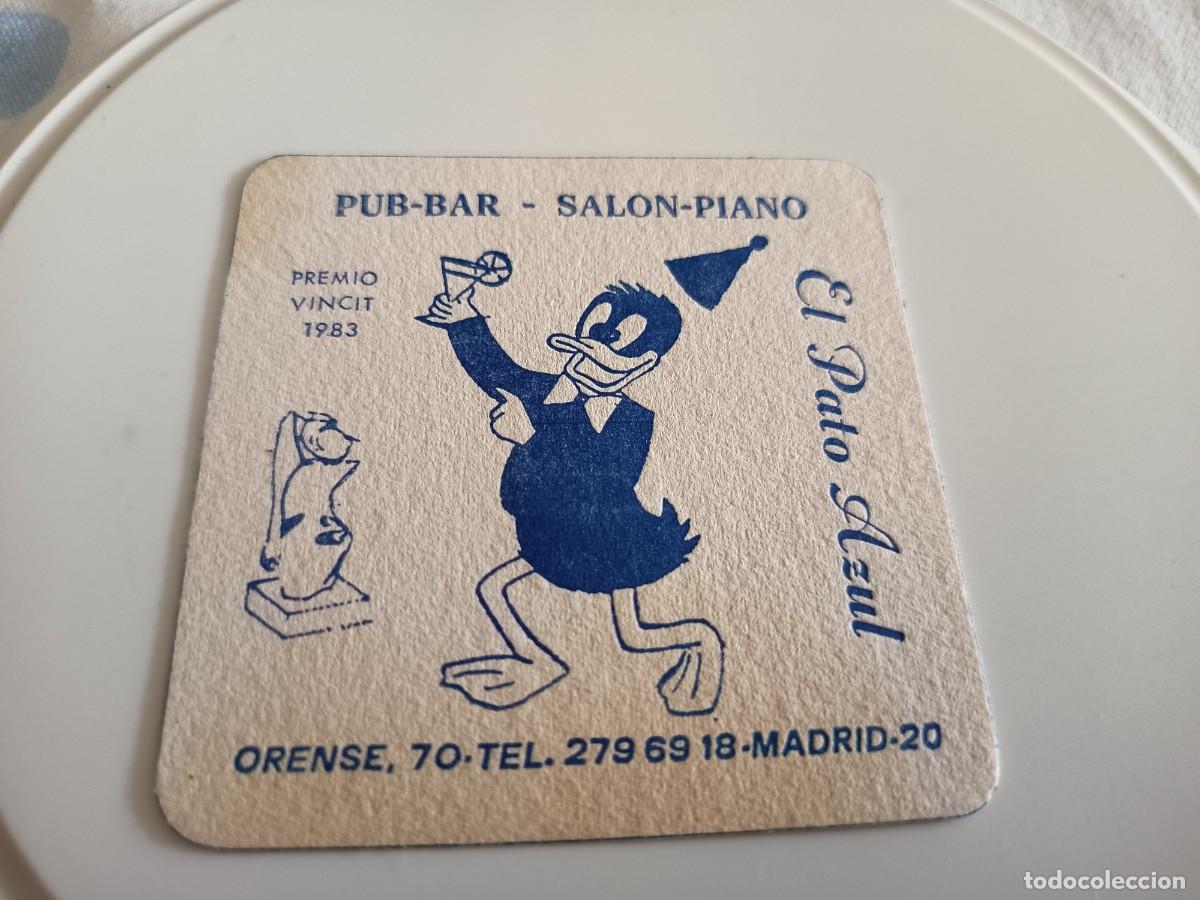 Sammelleidenschaft Andere Papierartikel: POSAVASOS PUB EL PATO AZUL-MADRID